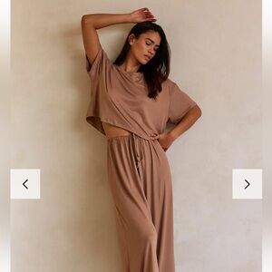 Bumpsuit cloud cropped tee